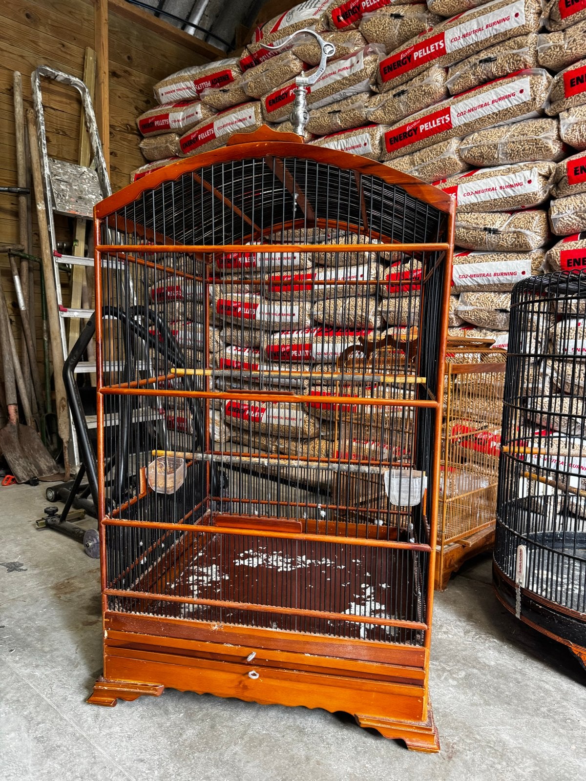 Indoneschische zangkooien, vogelkooi schamalijster enz enz, Dieren en Toebehoren, Vogels | Hokken en Kooien, Ophalen, Zo goed als nieuw