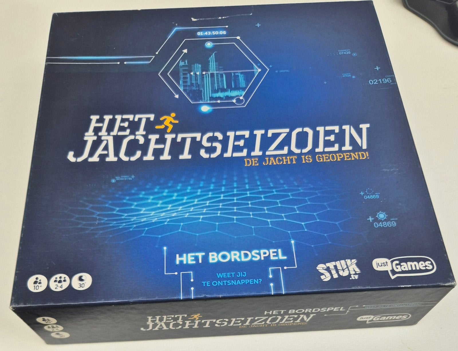 Het Jachtseizoen - Het Bordspel (compleet!), Hobby en Vrije tijd, Drie of vier spelers, Ophalen of Verzenden, Zo goed als nieuw