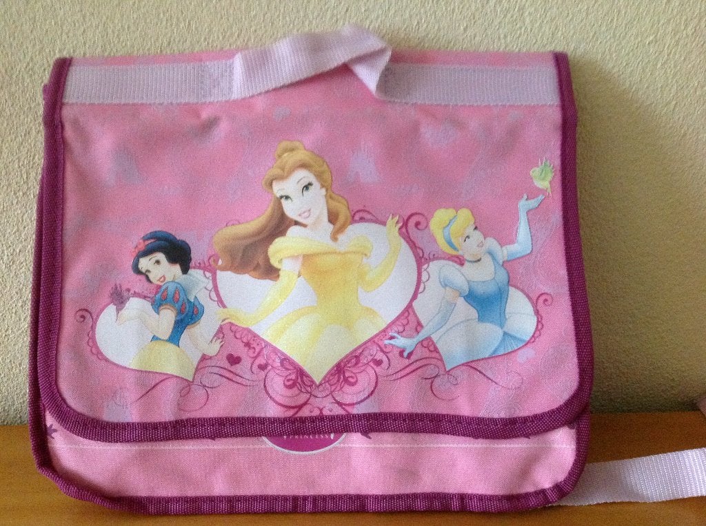 schooltas - Rugtas -  roze - Disney prinsessen, Minder dan 30 cm, Overige typen, Ophalen of Verzenden, Zo goed als nieuw