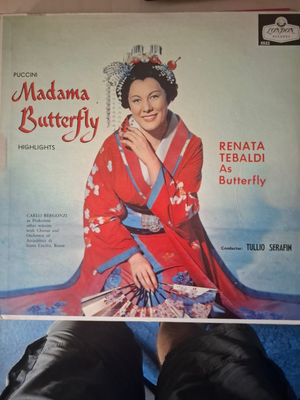 Puccini - Madama Butterfly Highlights LP (London Records), LP, Gebruikt, Overige genres, Ophalen of Verzenden