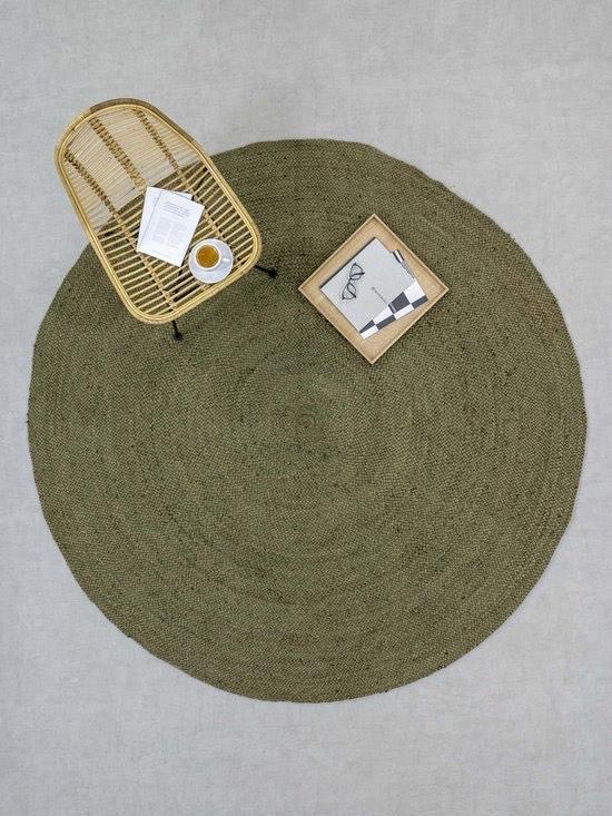 Sisal vloerkleed Brinker Olive 200cm rond van €239 voor €125, Rond Jutte Sisal, Brinker Carpets, Ophalen of Verzenden, 200 cm of meer