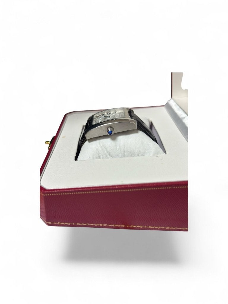 Cartier Tank Francaise Automaat Horloge, Overige merken, Leer, Staal, Polshorloge
