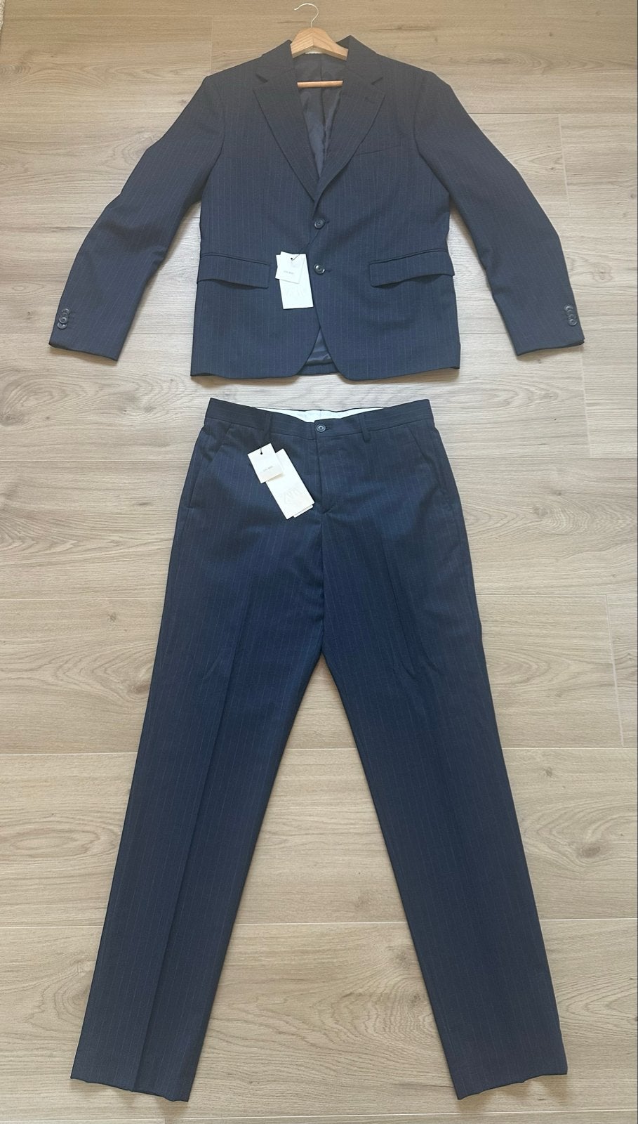 Zara Heren Pak - Nieuw met prijskaartje, Ophalen of Verzenden, Nieuw, Maat 46 (S) of kleiner, Blauw