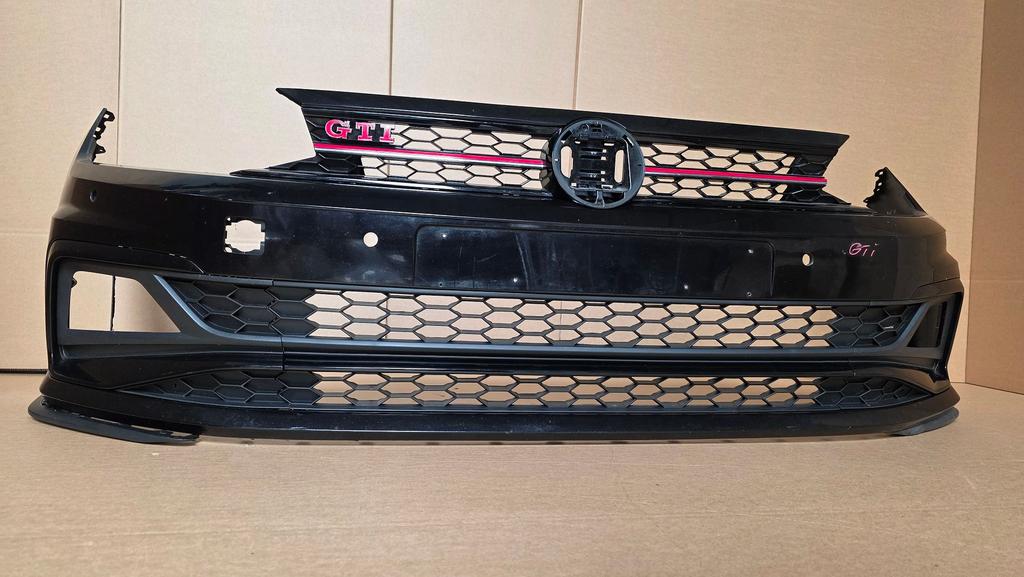 Voorbumper VW Polo 2G GTI 4xPDC 2018-2022 Volkswagen, Gebruikt, -, Ophalen of Verzenden, Bumper