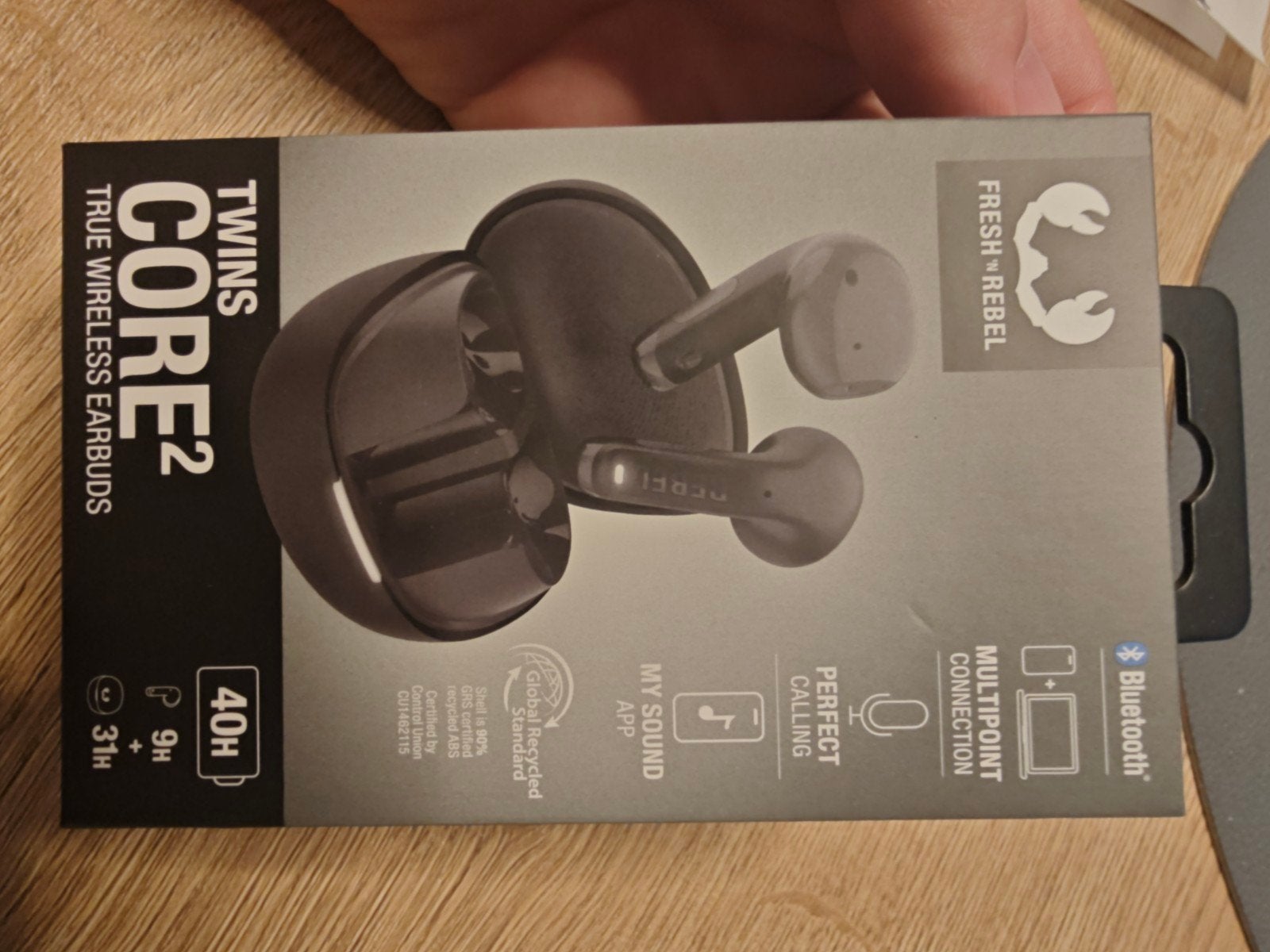 Oortjes Fresh 'n Rebel Twins Core 2 True Wireless Earbuds, Audio, Tv en Foto, Nieuw, Ophalen of Verzenden, Bluetooth, Zwart
