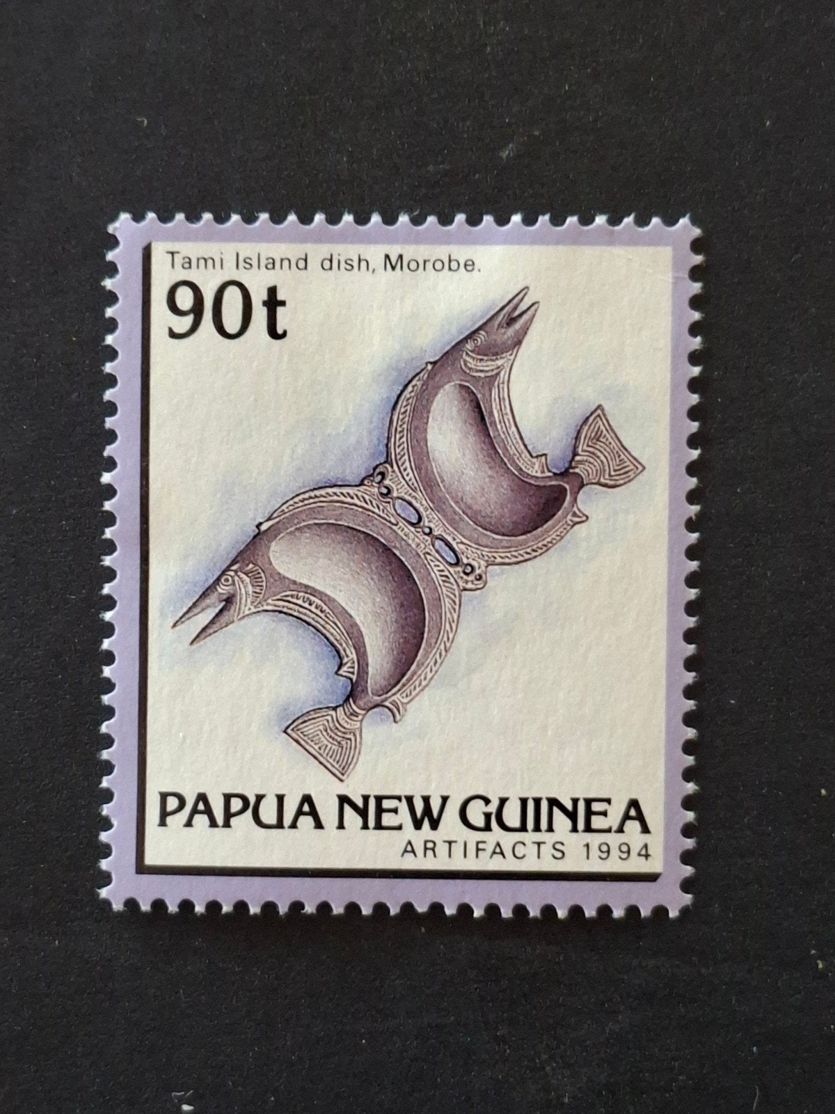 Papua Nieuw Guinea Mi 705. Ongebr z gom, Verzenden