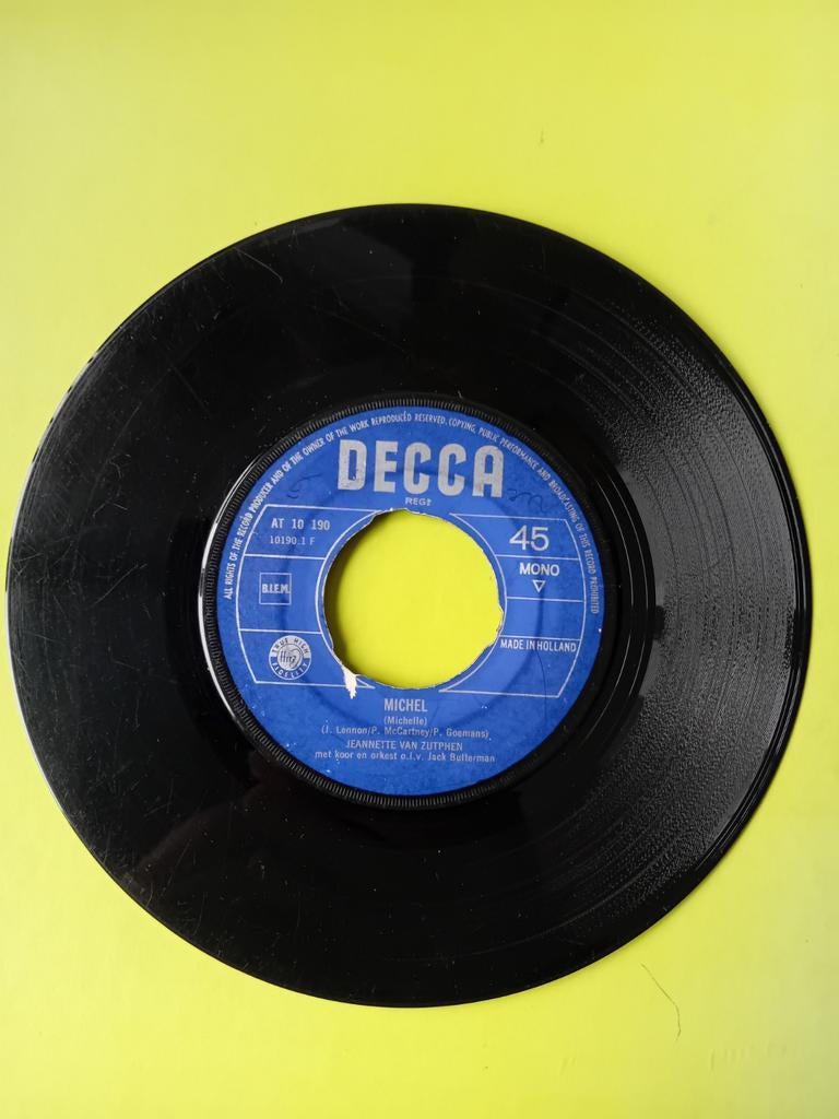 Jeanette van Zutphen - Michel / Stoplicht-Idylle (Single), Gebruikt, 7 inch, Single, Ophalen of Verzenden