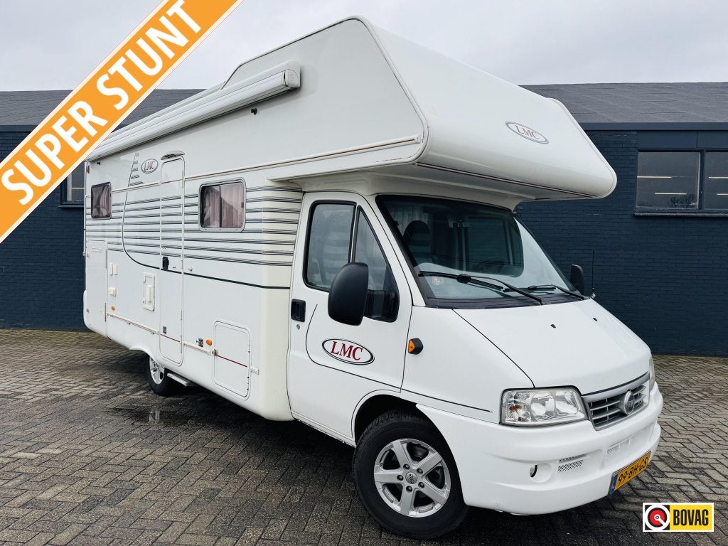 LMC Liberty 680 G Alkoof 2003 Koopje, Caravans en Kamperen, Campers, Standaard zit, Ringverwarming, Fiat, 6 tot 7 meter