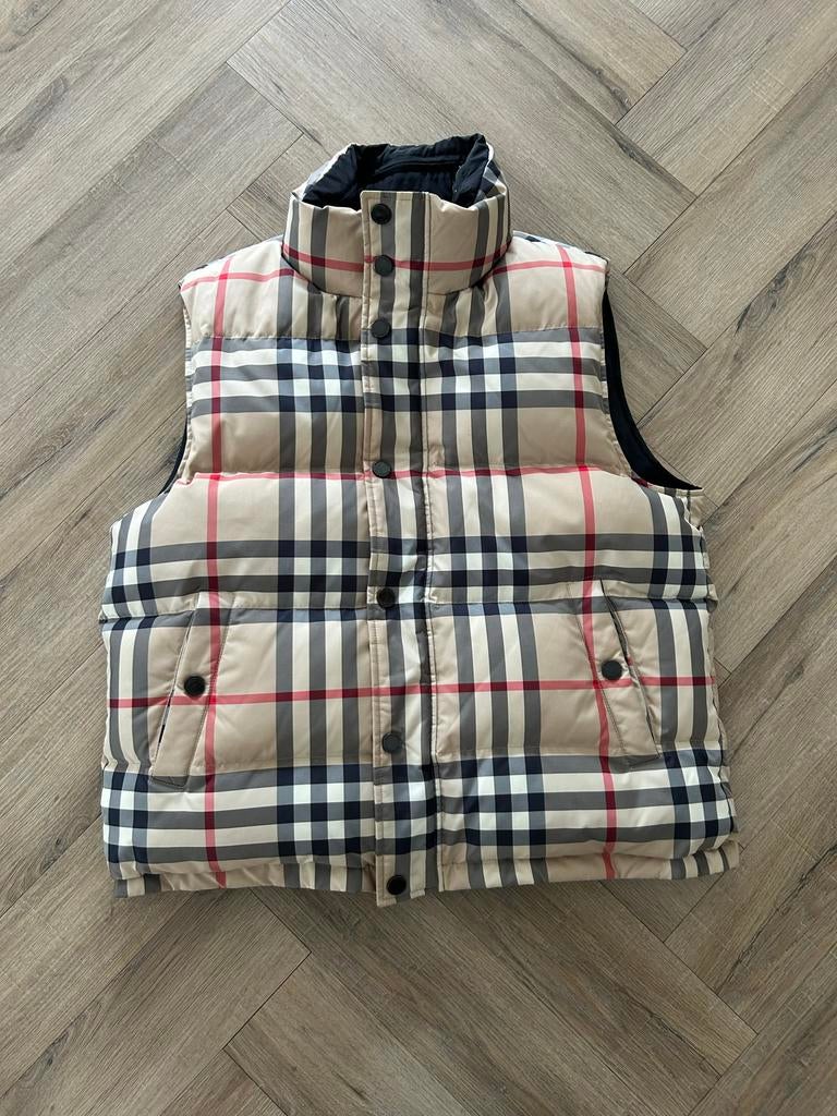 Burberry Bodywarmer - Klassiek Ruitpatroon, Kleding | Heren, Jassen | Winter, Ophalen of Verzenden, Zo goed als nieuw