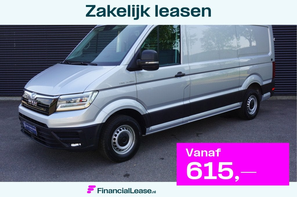 MAN TGE 180pk Automaat L3H2/L2H1 Navigatie Apple carplay Cam, Startonderbreker, Gebruikt, 4 cilinders, MAN