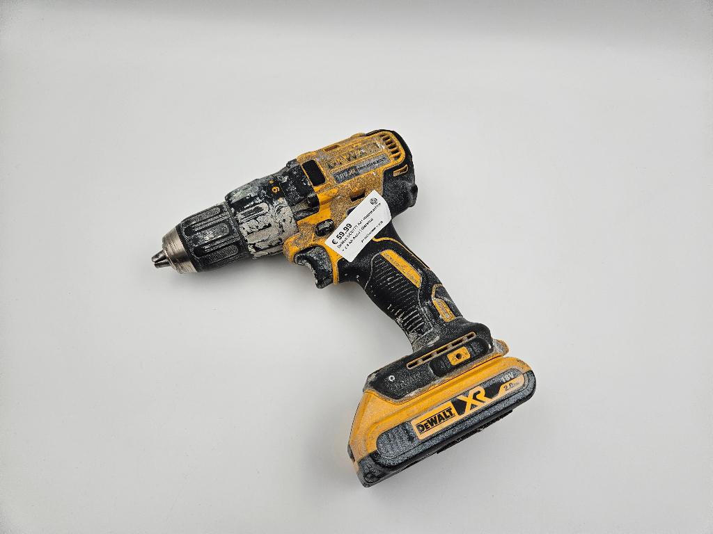 DeWalt DCD777 Accuboormachine + 2.0 Ah Accu | Garantie, Ophalen of Verzenden, Gebruikt