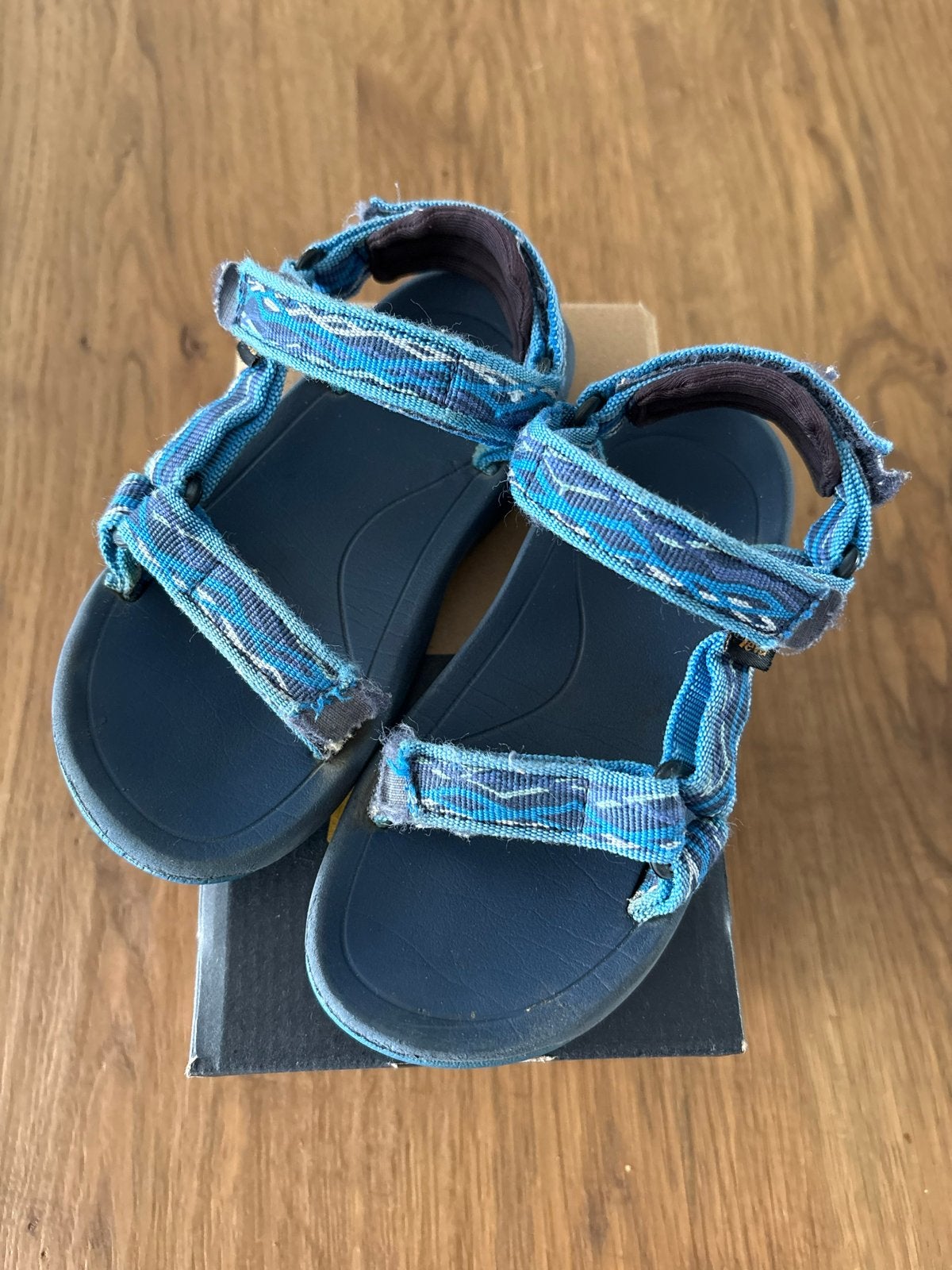 Teva sandalen - maat 24/25 - blauw, Ophalen of Verzenden, Gebruikt, Jongen of Meisje, Schoenen