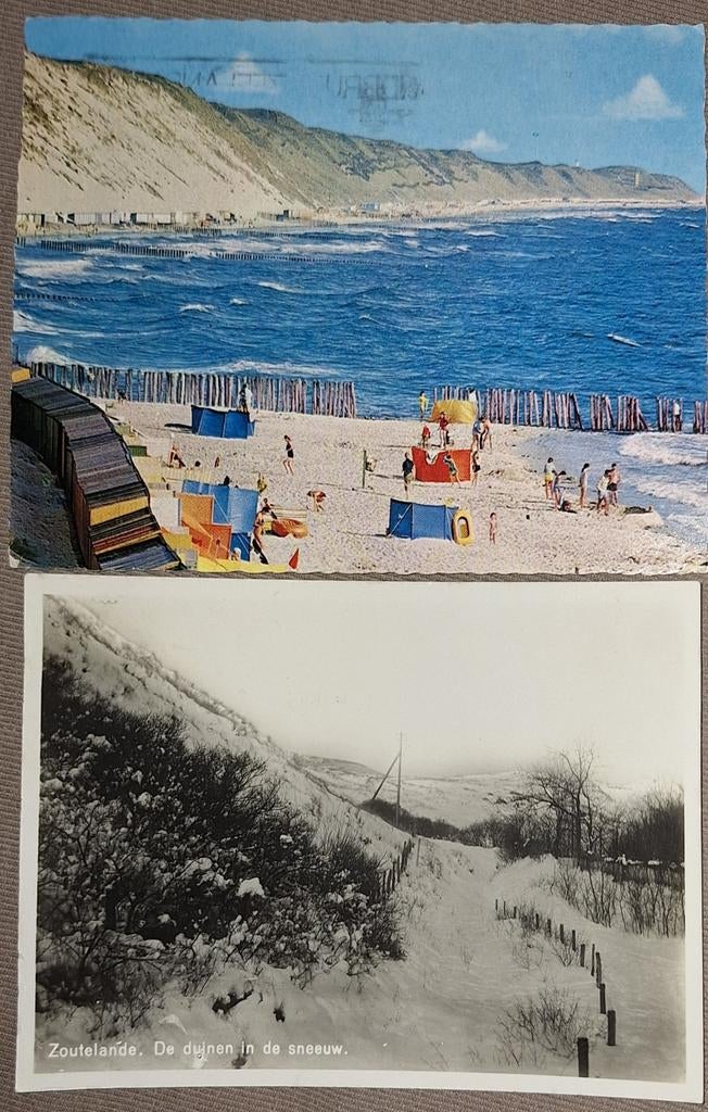 2x Zoutelande , Valkenisse • 1939 • 1970, Verzenden, 1920 tot 1940, Gelopen, Zeeland