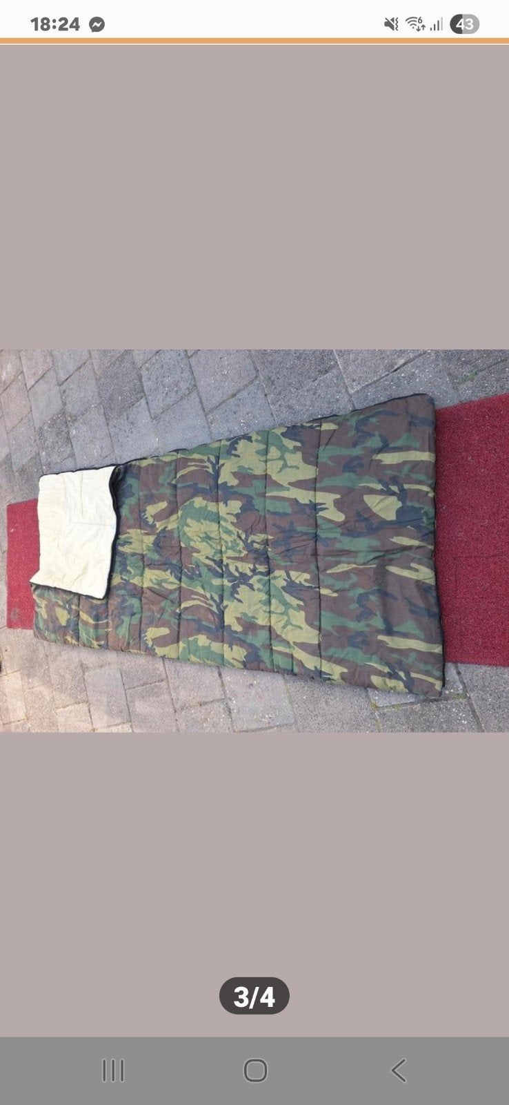 Deltex Camouflage Slaapzak King Size, Ophalen of Verzenden, Gebruikt