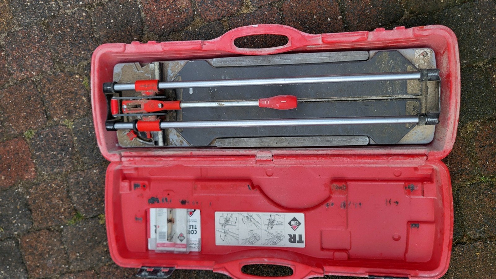 Rubi TR-600 Tegelsnijder in koffer, Ophalen, Gebruikt, Snijgereedschap, Rubi