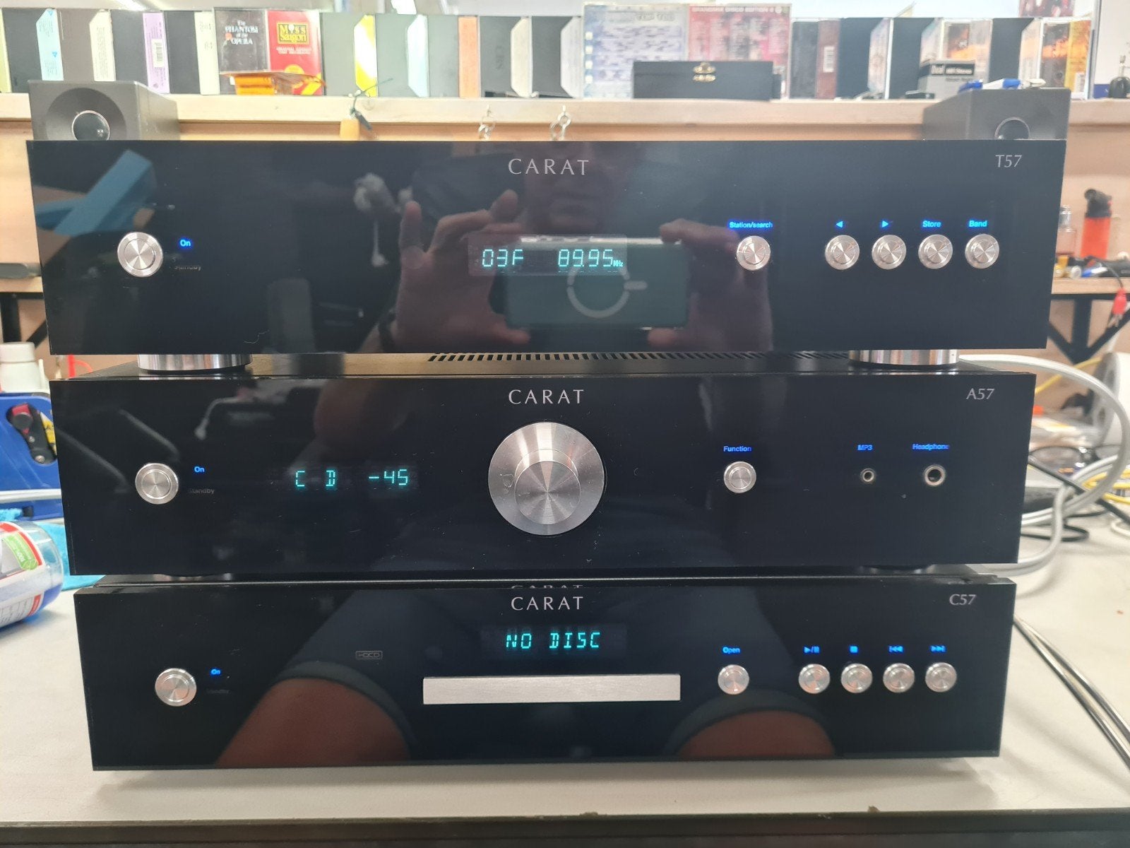 Carat stereo set, Losse componenten, Zo goed als nieuw, Tuner of Radio, Ophalen