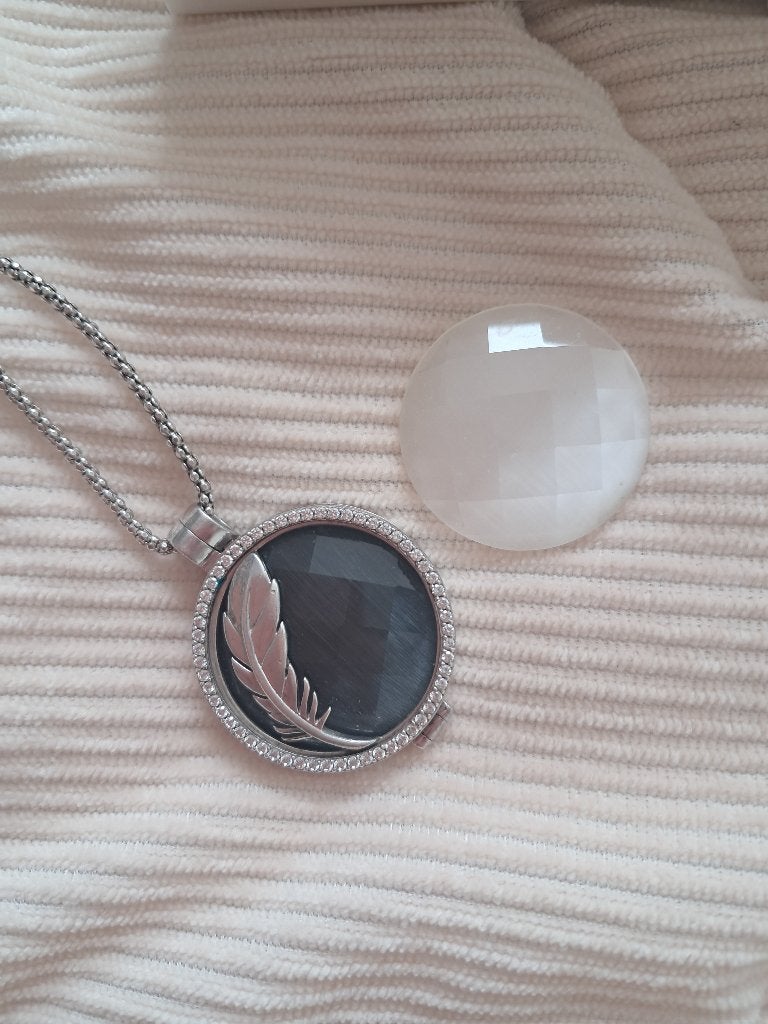 My imenso ketting, Sieraden, Tassen en Uiterlijk, Met hanger, Ophalen of Verzenden, Zo goed als nieuw, Zilver