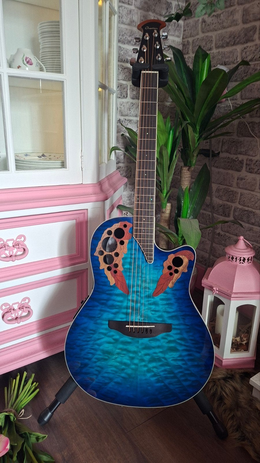 Ovation CE48P-RG-G gitaar 2 maanden oud, Ophalen, Zo goed als nieuw, Western- of Steelstringgitaar