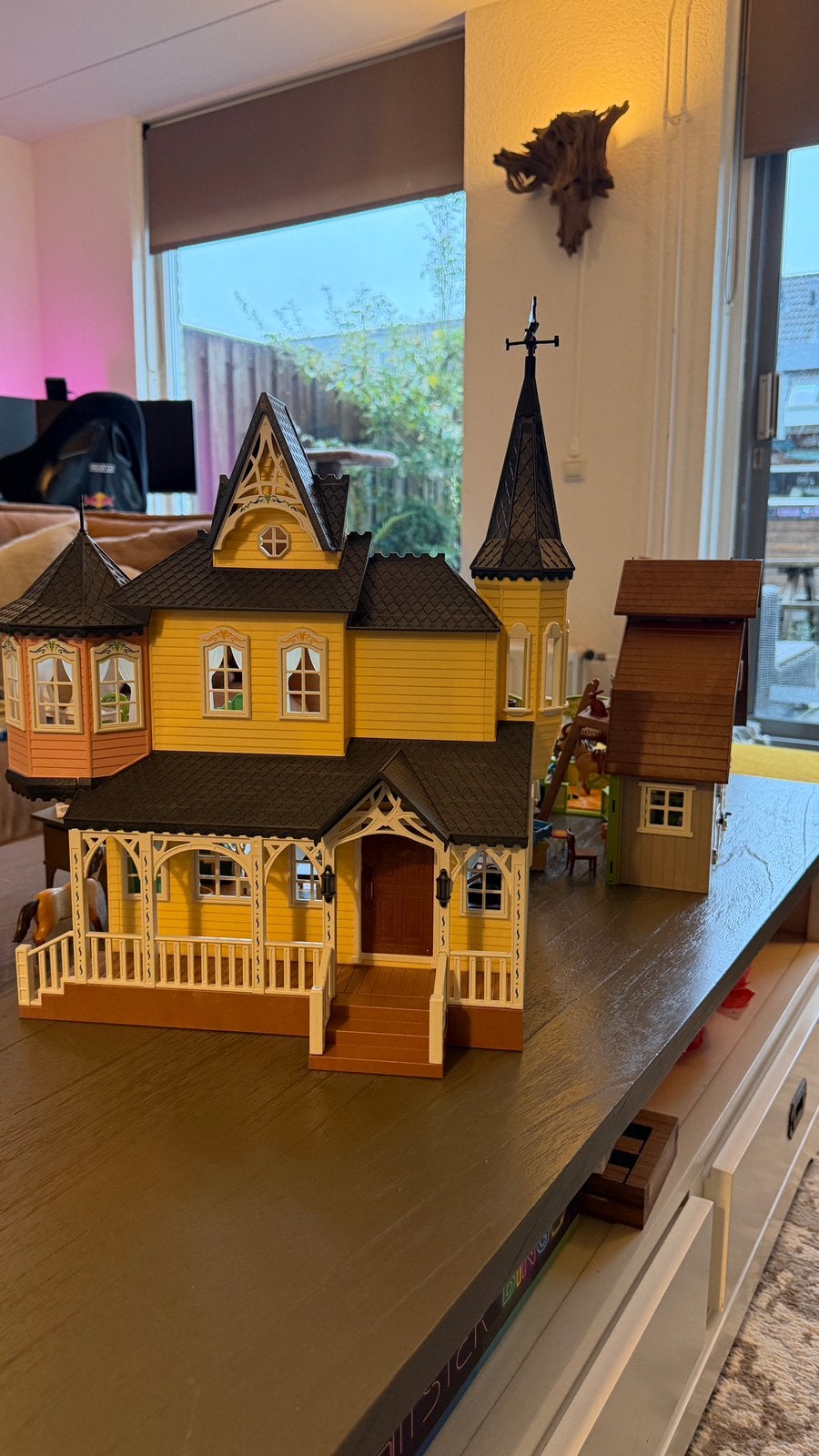 Mega Playmobil Spirit set: huis, schuur en paarden, Ophalen, Zo goed als nieuw