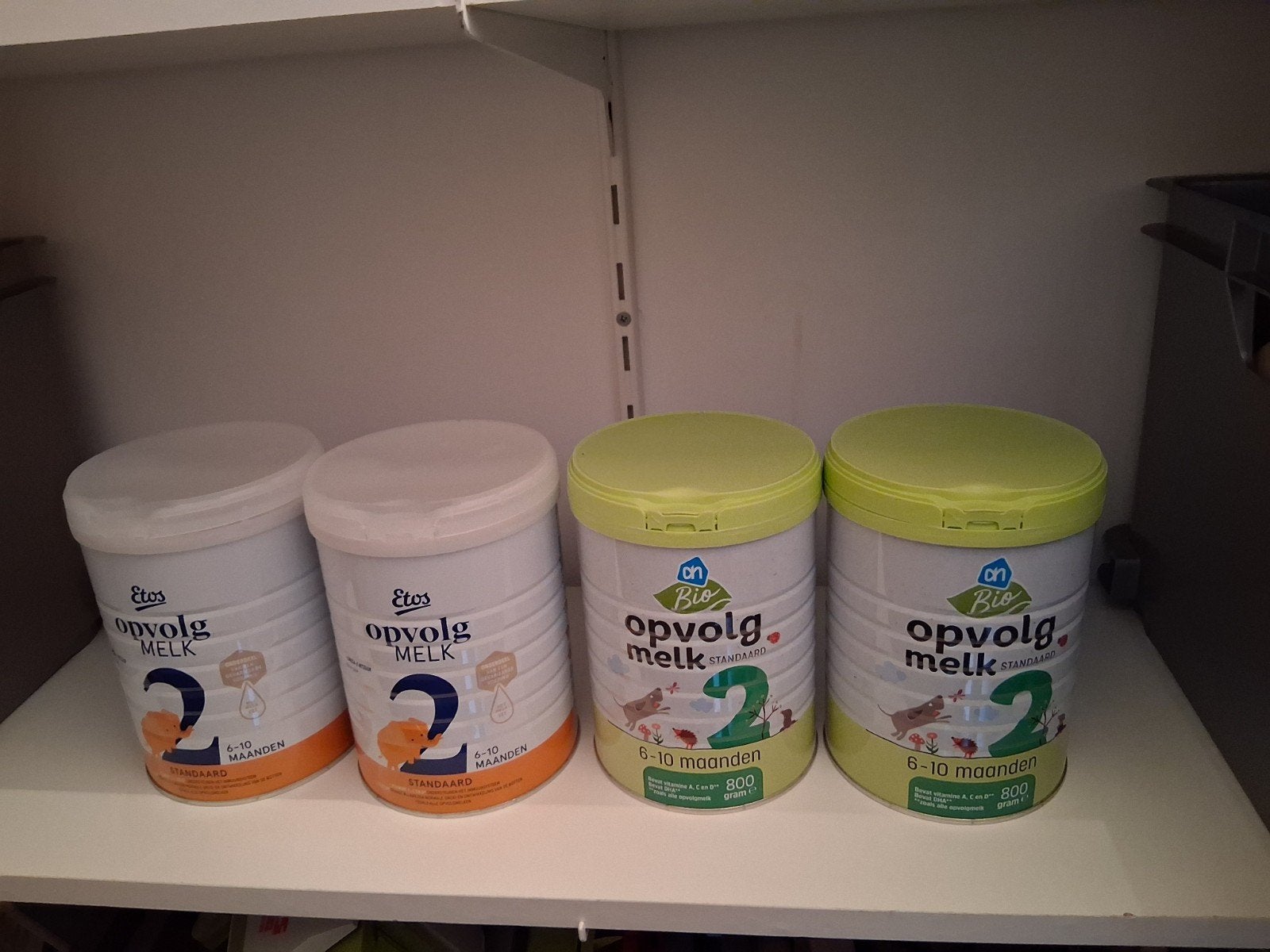 Opvolgmelk Etos en AH Bio - 4 bussen, Ophalen of Verzenden, Nieuw, Overige typen, Overige merken