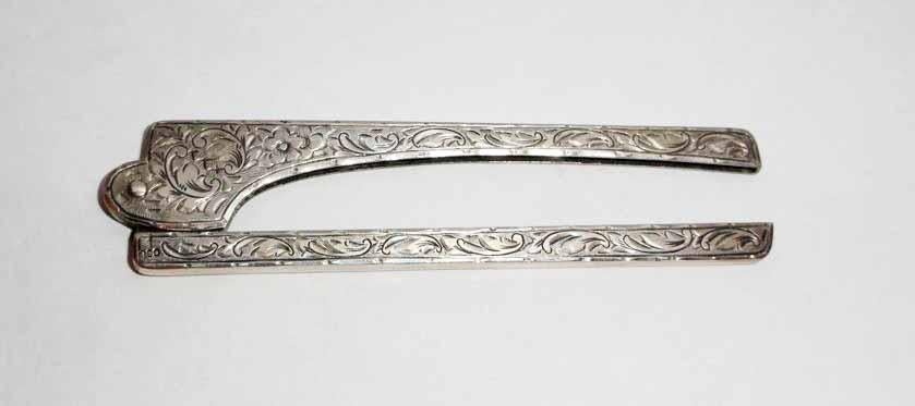 Kamkast Zilver Kamhouder Tjechoslowakije, Verzenden, Zilver