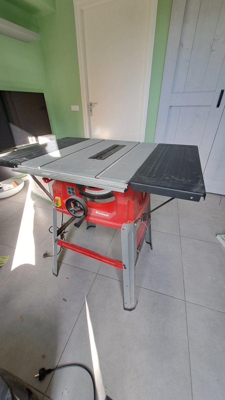 Einhell TC-TS 2025/1 U Tafelcirkelzaag, Ophalen, Gebruikt, Cirkelzaag, 70 mm of meer