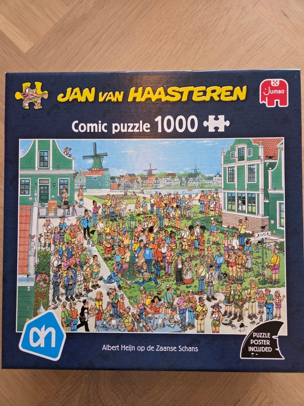 Jan van Haasteren Comic Puzzel 1000 stukjes Zaanse Schans, Ophalen, Zo goed als nieuw