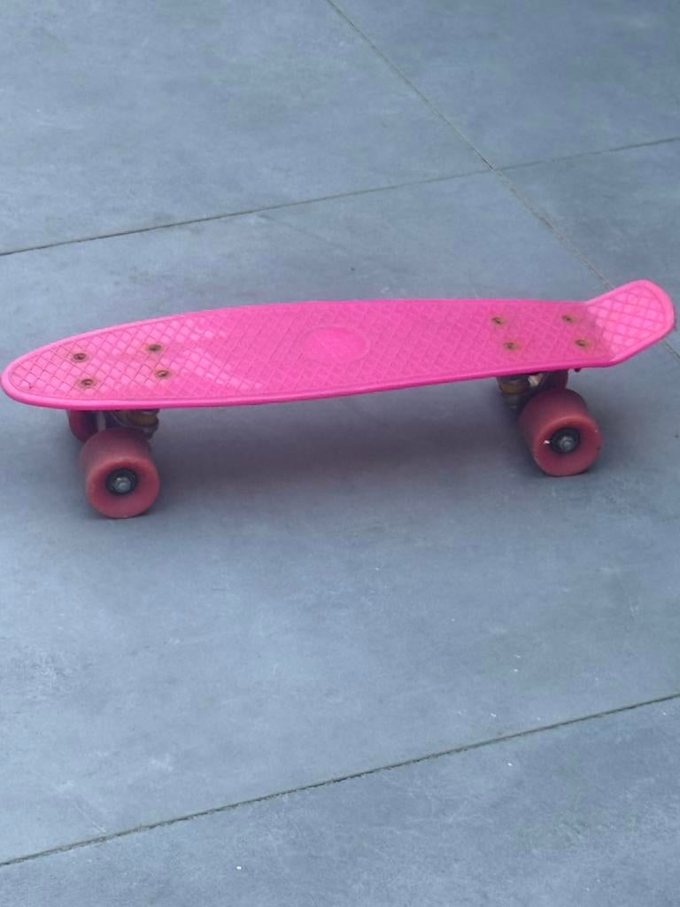 Roze skateboard, Ophalen, Gebruikt, Skateboard