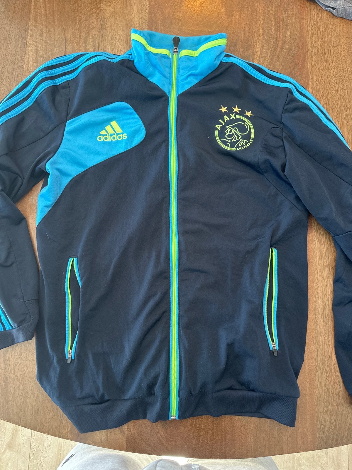 Retro Adidas Ajax Trainingsvest Maat S, Ophalen of Verzenden, Gedragen, Meerkleurig