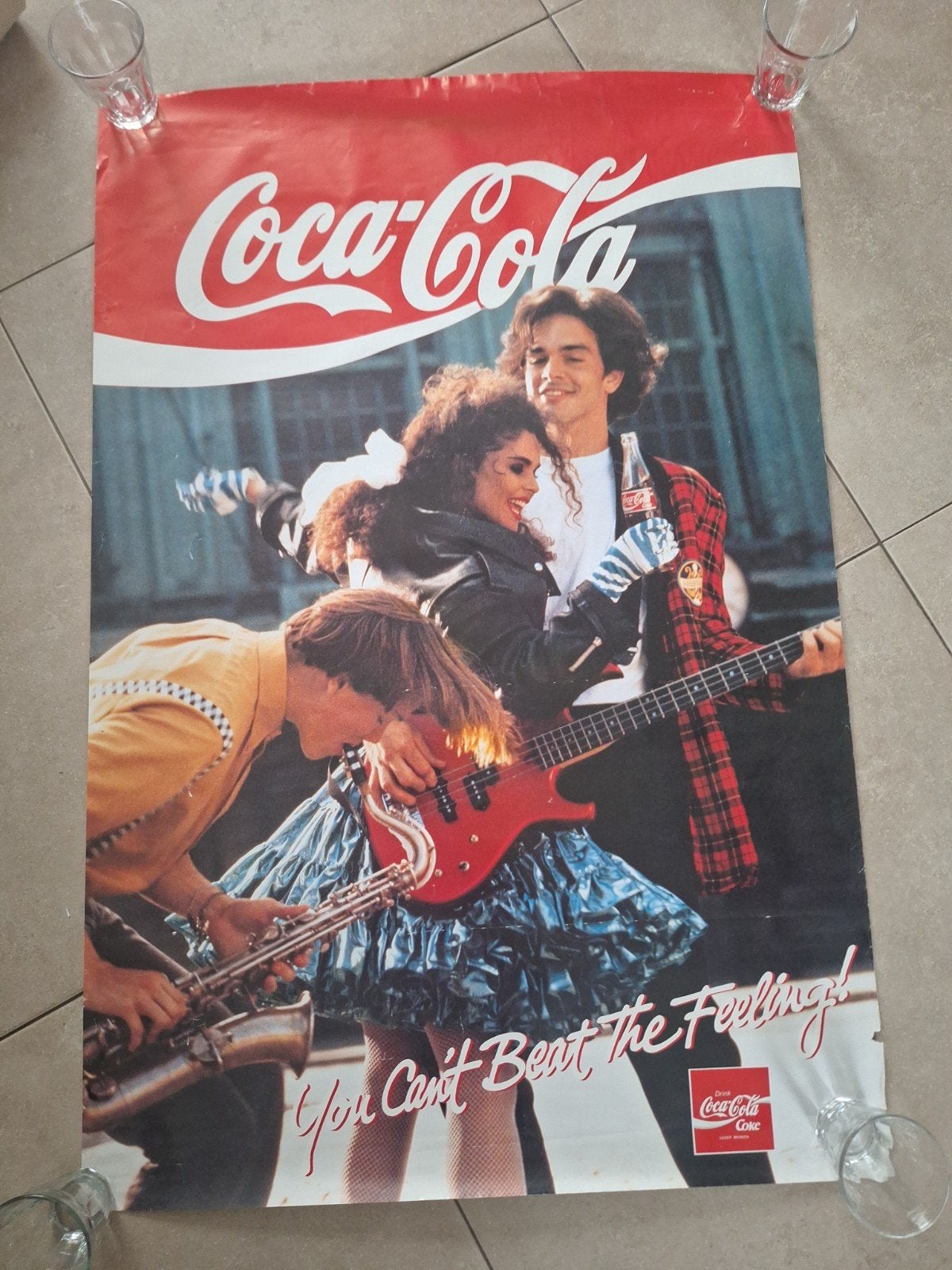 Coca-Cola poster, Ophalen, Gebruikt