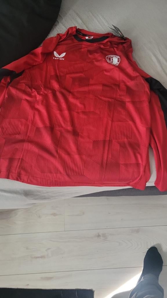 Feyenoord trainingshirt seizoen 2023 24 long sleeve., Ophalen, Maat 56/58 (XL), Zo goed als nieuw, Voetbal