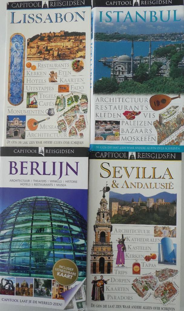 Reisgids Lissabon, Istanbul, Berlijn, Sevilla & Andalusië, Capitool, Europa, Ophalen of Verzenden, Zo goed als nieuw