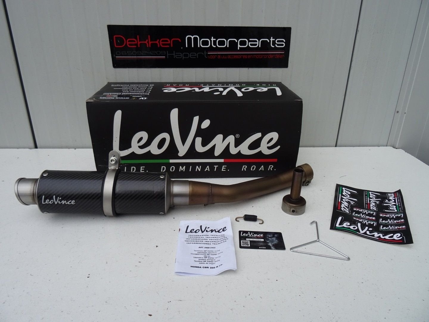 Leovince GP Corsa Carbon Demper Honda CBR250R 2011-2012-2013, Ophalen of Verzenden, -, -, -