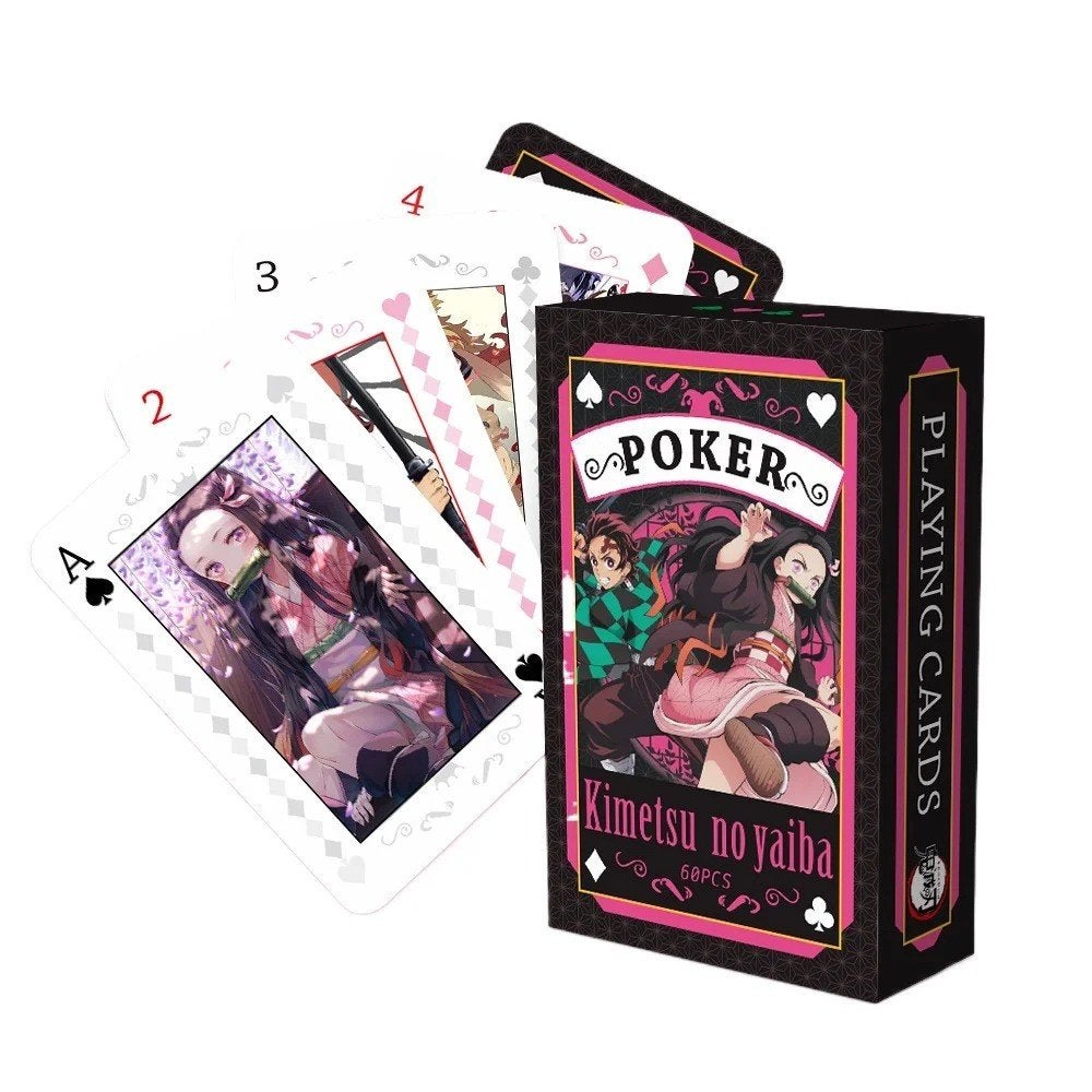 Demon Slayer speelkaarten / poker set (54 kaarten), Verzamelen, Ophalen of Verzenden, Nieuw, Speelkaart(en)