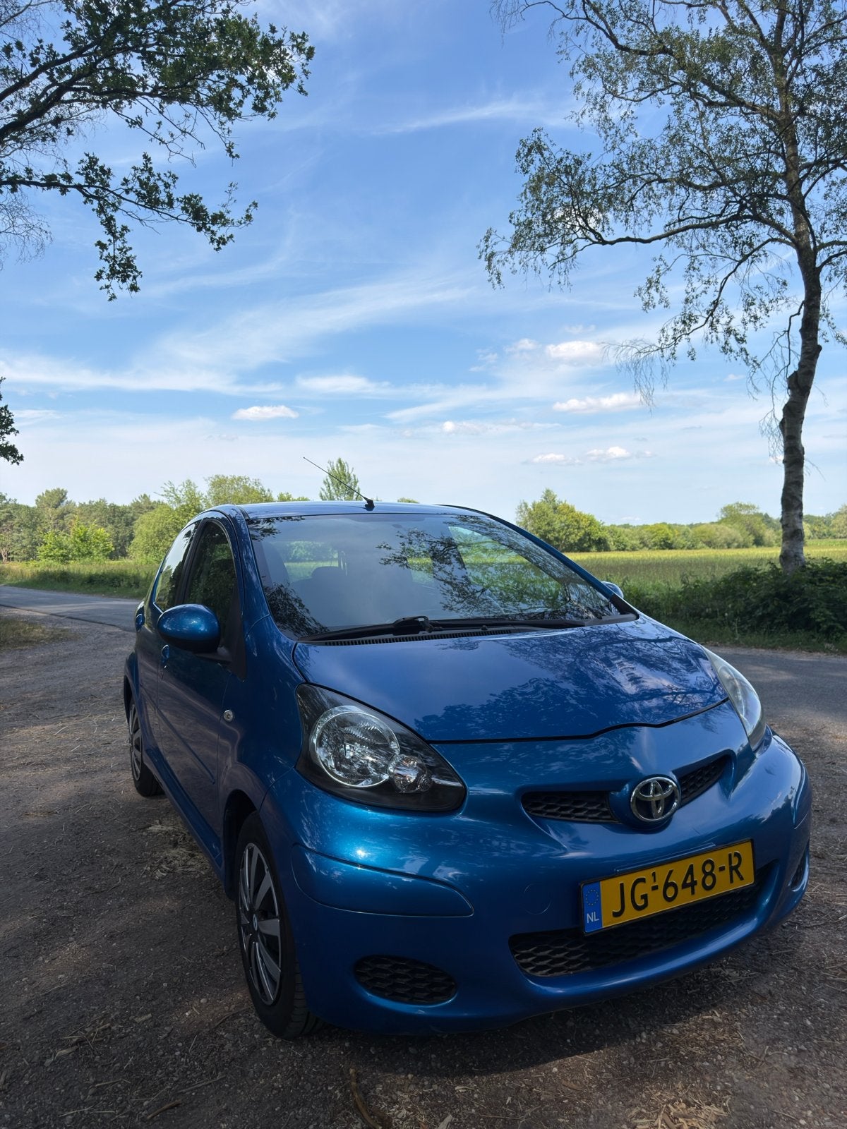 Toyota Aygo 5DRS 2009 Blauw, Voorwielaandrijving, Stof, Zwart, 68 pk