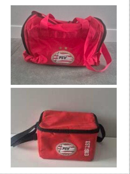 PSV sport tas en koeltas, 30 cm of meer, Gebruikt, Minder dan 35 cm, Ophalen of Verzenden