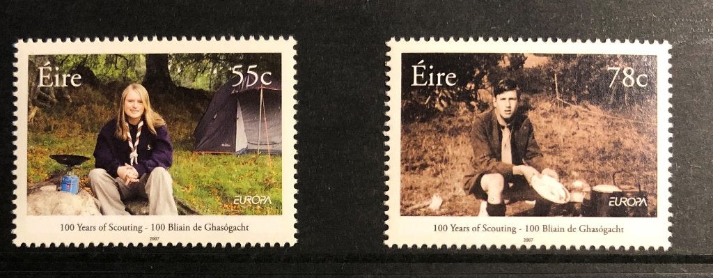 Ierland Padvinders Mi1768/69 ***, Postzegels en Munten, Ophalen of Verzenden, Ierland, Postfris