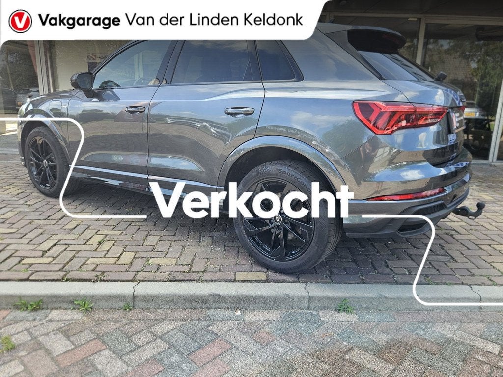 Audi Q3 45 TFSI e S line vol in opties, pano dak, Auto's, Audi, Gebruikt, Overige brandstoffen, Leder, Bedrijf