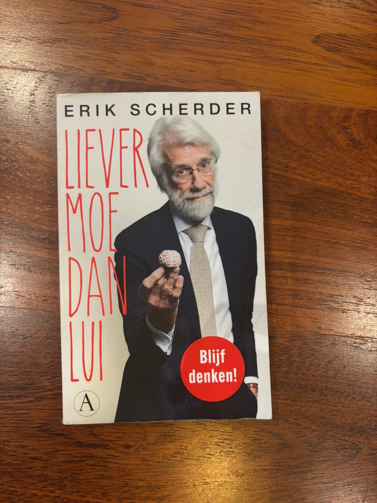 Erik Scherder - Liever moe dan lui, Ophalen of Verzenden, Gelezen, Erik Scherder
