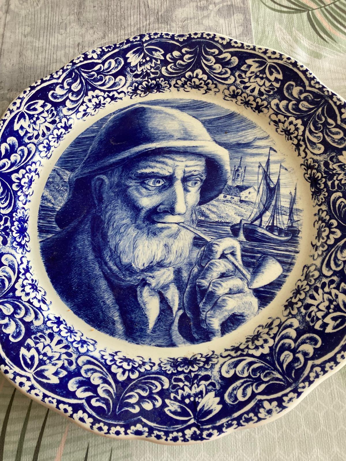 Vintage Boch Frères la Louviere wandborden, Ophalen