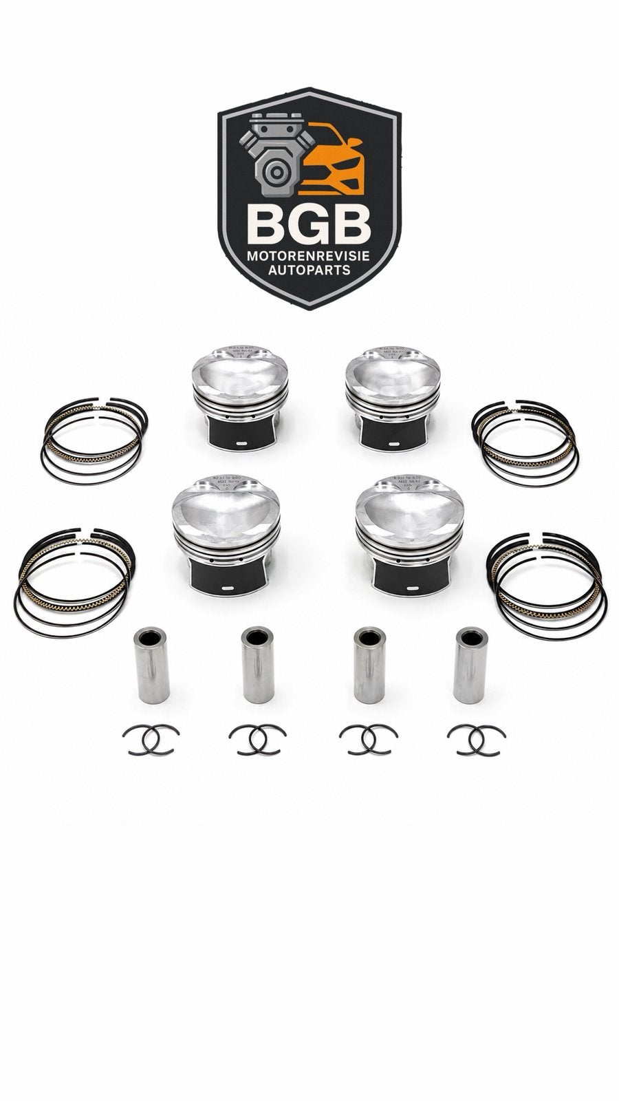 Renault 1.2 Tce H5F zuigerset 4x STD met zuigerveren, Auto-onderdelen, Motor en Toebehoren, Renault, Nieuw, Ophalen of Verzenden