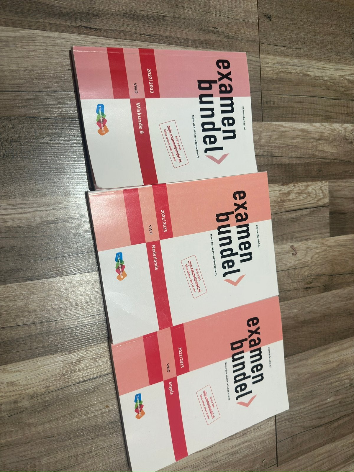 Examenbundel boeken Vwo Wiskunde B, Nederlands en Engels, Boeken, Schoolboeken, Ophalen of Verzenden, Zo goed als nieuw, VWO
