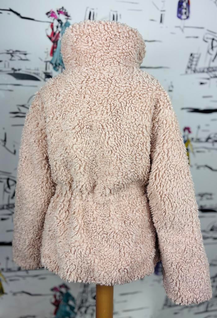 Moncler zachtroze teddy donsjas jas maat 8 (580 euro), Moncler EU, Zo goed als nieuw, Moncler, Customercare@moncler.com