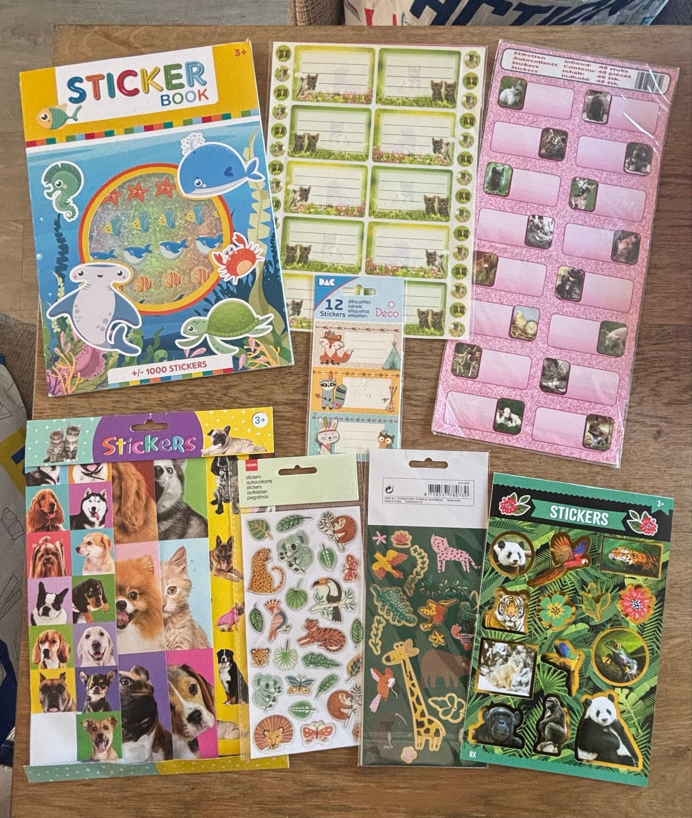 Groot Dieren Stickerpakket - Diverse Dierenstickers, Hobby en Vrije tijd, Stickers en Plaatjes, Ophalen of Verzenden, Nieuw, Meerdere stickers