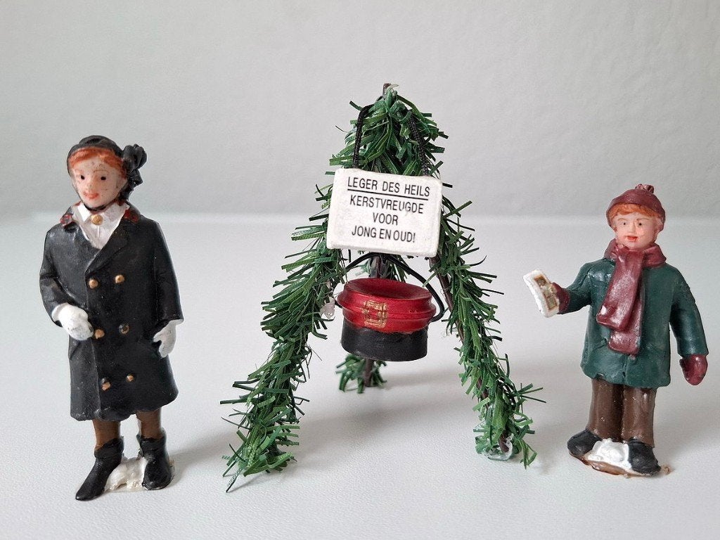 Kerst Leger des Heils collectie pot Kerstfiguren, Diversen, Ophalen, Gebruikt