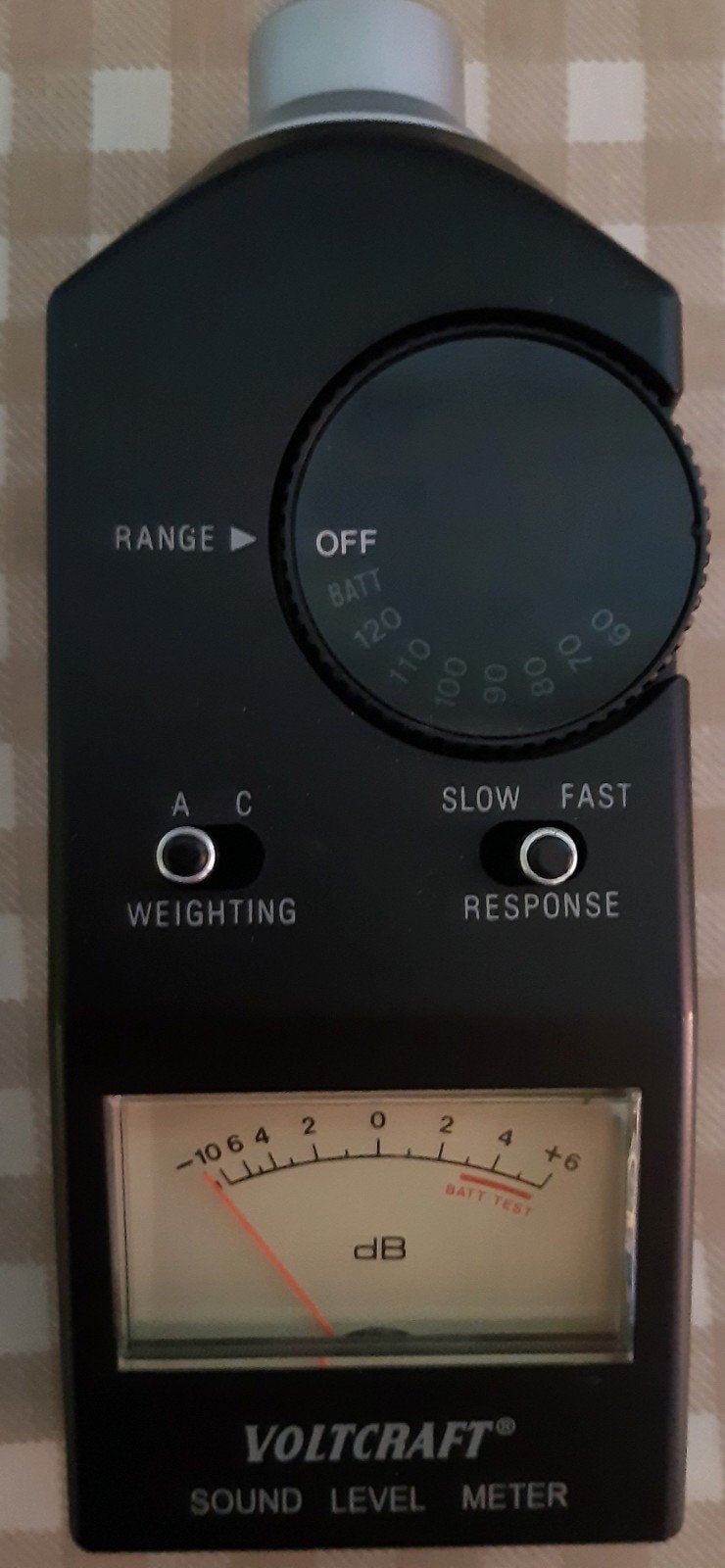 Voltcraft Decibel meter, Ophalen of Verzenden, Gebruikt
