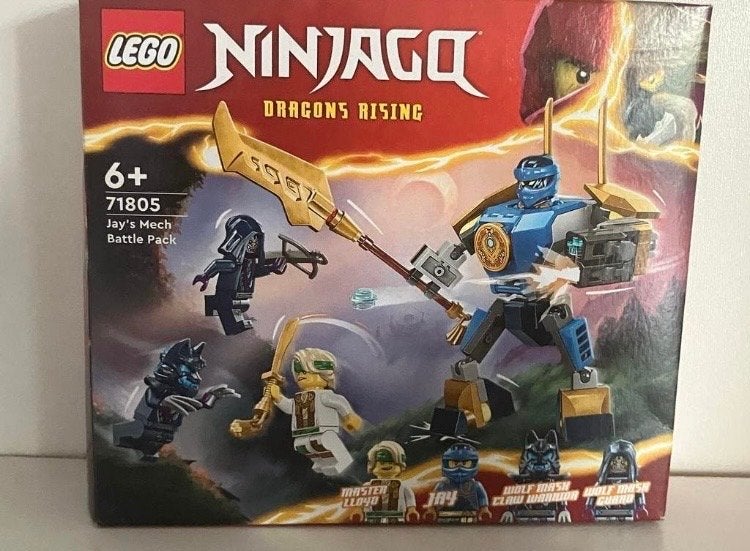 LEGO Ninjago 71805 Jay's Mech Battle Pack, Lego, Ophalen of Verzenden, Zo goed als nieuw, Compleet