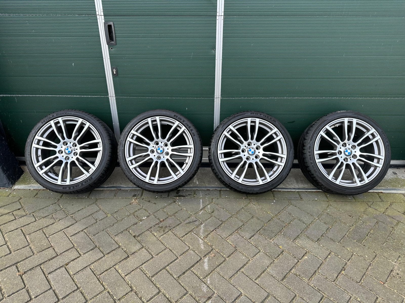 BMW 19 inch velgen met zomerbanden - Setula/Rotalla, Gebruikt, 255 mm, Banden en Velgen, Personenwagen