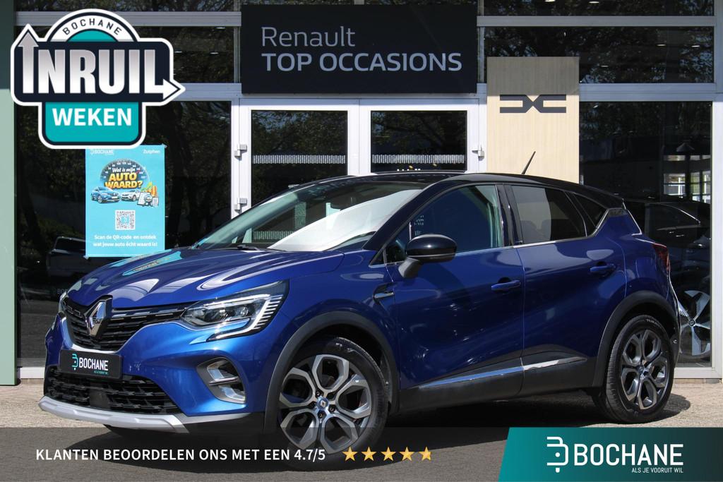 Renault Captur 1.6 E-Tech Plug-in Hybrid 160 Intens Trekhaak, Auto's, Renault, Gebruikt, 4 cilinders, Met garantie (alle), Blauw