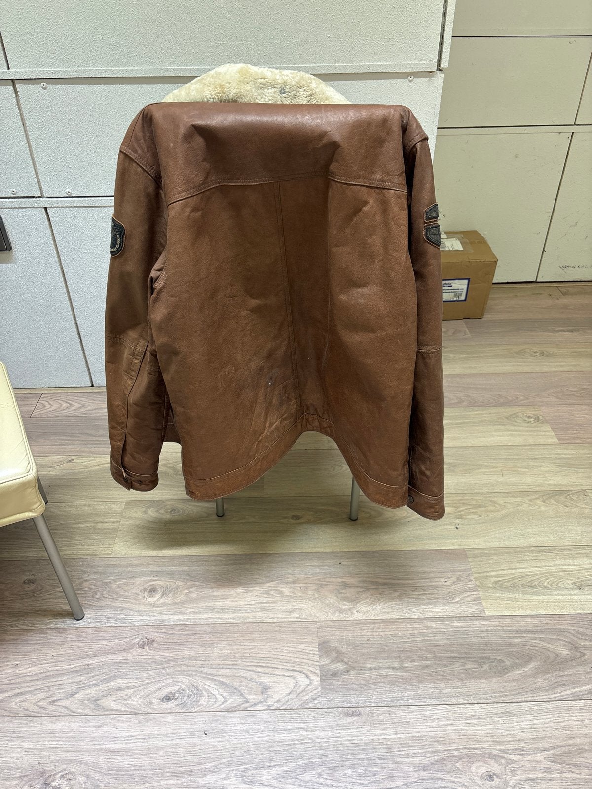 PME Legend Leren Jas met Bontkraag - Maat XXXL, Kleding | Heren, Ophalen, Usa, Bruin, PME